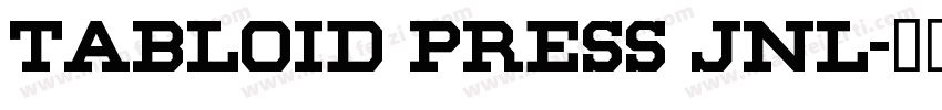 Tabloid Press JNL字体转换